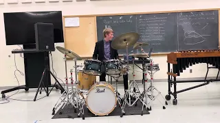 Fluorescent Adolescent Drumset Transcription - Davin Seeger