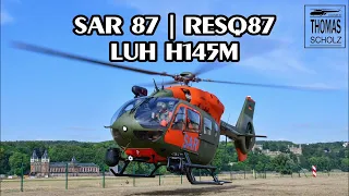 RESQ87 | H145M | LUH | SAR 87 | Start Elbwiese Dresden | Hubschrauber | Heer | Bundeswehr | Holzdorf