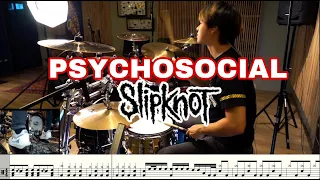 Psychosocial - Slipknot [ Drum Score : Cover สอนกลอง ] Note Weerachat