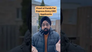 Express Entry CEC Candidates- what you need to show as Proof of Funds? NOTHING! #immigration #canada
