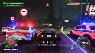 Need for Speed Unbound - 1981 DMC DeLorean (Stock) Police Chase