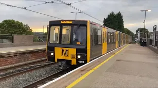 Tyne and Wear Metro - Metrocars 4056 and 4047 departing Wallsend (1311/2020)