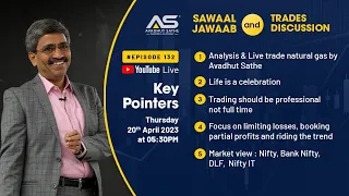 #Episode132 #YouTubeLive​: Stock Market Sawaal Jawaab with #AvadhutSathe