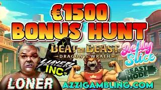 €1500 BONUS HUNT! NEW HACKSAW & NoLimit!🕺😎🎰