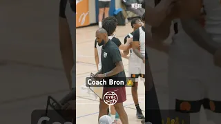 LeBron & Rajon Rondo coaching up Bron's Strive For Greatness AAU team 🔥