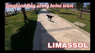 Ride with Longboard, cruising at my hometown Limassol.