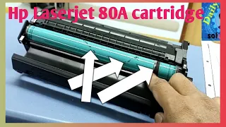 How to clean hp laserjet 80A drum cartridge |Daily new solutions |