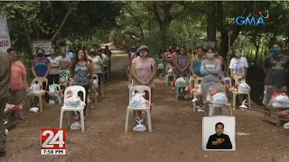 24 Oras: Mahigit 2,000 residente sa isang barangay sa Baras, Rizal, inabutan ng tulong ng GMAKF