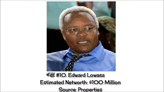 TOP 10 RICHEST PEOPLE IN TANZANIA