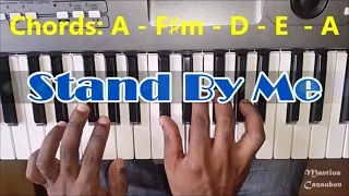 How To Play Stand By Me by Ben E. King - Piano Tutorial - Original Key