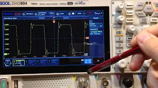 Rigol DHO800 Aliasing effect