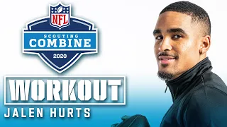 Jalen Hurts' FULL 2020 NFL Scouting Combine Workout