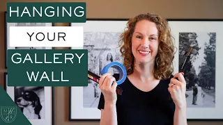 How To Hang A Gallery Wall Of Pictures in 15 Minutes (H&H Color Lab)