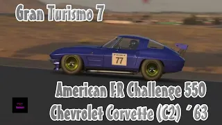 Gran Turismo 7 - Chevrolet Corvette (C2) ´63 - American FR Challenge 550 - Let´s Play German - PS5