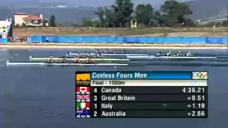 M4- Mens Coxless Four Athens Olympics 2004