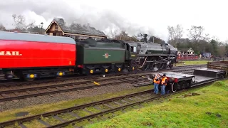 Oliver Cromwell 70013 TPO Quorn and Woodhouse GCR Winter Steam Gala 2017