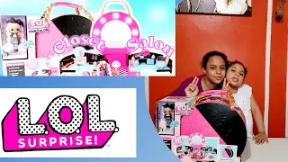 LoL surprise hair salon with JK Doll unboxing and review