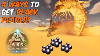 4 Ways To Get BLACK PEARLS on Scorched Earth in ARK Survival Ascended #arksurvivalascended #ark