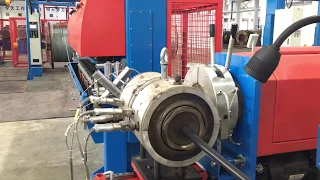 Cable sheathing extrusion line