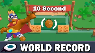 *WORLD RECORD* Win Brawl Ball In 10 Seconds!  Brawl Stars Funny Moments