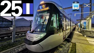 🚊 GVB R-net Amsterdam Tramlijn 25 Cabinerit Remise Legmeerpolder - Station Zuid - Westwijk Cab Ride