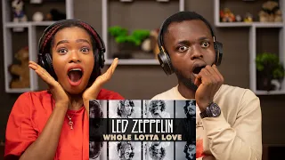 OUR FIRST TIME HEARING LED ZEPPELIN - WHOLE LOTTA LOVE REACTION!!!😱