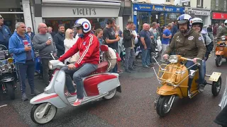 Clitheroe Scooter Rally Pt 1, Sept 2021, Lancs. Town Ride-in. Modrophenia! HD Vid+Pics, Select HD