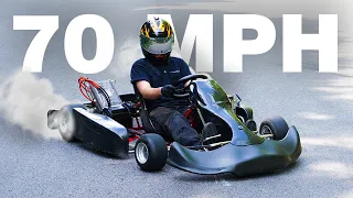 70mph Electric Go Kart | 110V E-Kart RIPS