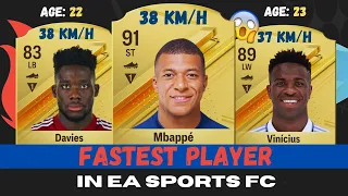 FIFA 24 │🚀 FASTEST Players On Each POSITION in EAFC 24 │ft. Mbappe, Dembele, Davies....