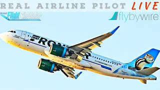 FlyByWire A320 NEO | Real Airbus Captain | #msfs2020 | Ultra Graphics