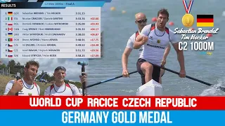 C2 Men 1000m Final A | Martin fuksa CHAMPION | World Cup Racice Czech Republic 2022 | WAYkVlogs