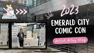 [Artist Alley Vlog 6] Emerald City Comic Con aka ECCC 2023|| EmiiCreations