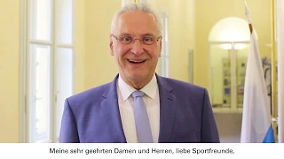 Videobotschaft: Bayerns Sportminister Joachim Herrmann zu Erleichterungen für den Sport - Bayern