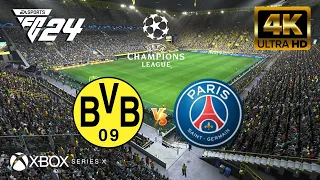 EA FC 24 - Borussia Dortmund vs PSG | UCL 23/24 - Semifinal Ida | Next Gen  [4K 60]