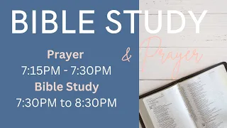 Thursday Night Bible Study | Higher Purpose Fellowship