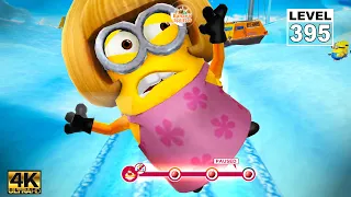 Minion Rush Mom Minion collect 1.1K Bananas with Banana Splitter. Avoid jumping! | Lv395 Ep245 | 4K