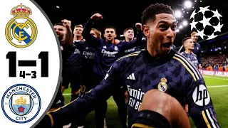 REAL MADRID VS MANCHESTER CITY 4-3 PENALTIES CHAMPIONS LEAGUE | Man City are out of Champions League