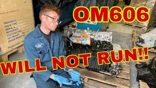 OM606 INJECTION TIMING, how to double check your running right