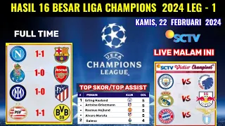 Hasil Liga Champions Tadi Malam - NAPOLI vs BARCELONA - PORTO vs ARSENAL - 16 Besar UCL 2024