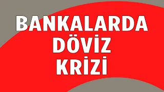 BANKALARDA DÖVİZ AÇIĞI REKOR KIRDI