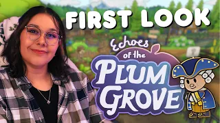 Cozy Farming Game with a WEIRD TWIST- Echoes of the Plum Grove FIRST LOOK