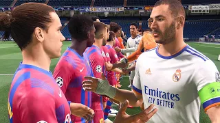 FIFA 22 - Real Madrid vs Barcelona | El Clasico | La Liga Full Match - PC Gameplay.