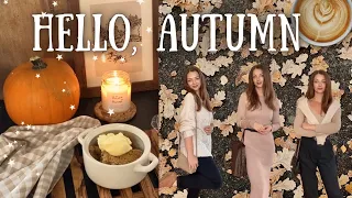 🍁HELLO AUTUMN 🍂Cozy look book, Fall decor in my English home, apple crumble recipe, slow UK vlog