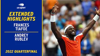 Frances Tiafoe vs. Andrey Rublev Extended Highlights | 2022 US Open Quarterfinal