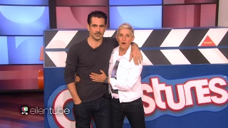 【中文字幕版】Colin Farrell and Ellen Play Guesstures