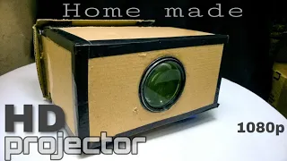 How to make HD projector at home | mobile projector