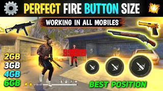 After Update - Perfect Fire Button Size & Position ⚙️ || Best Fire Button Size || Free Fire #5