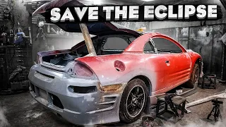 Mitsubishi ECLIPSE 3G установка обвеса в стиле NFS | Что пошло не так?  #SaveTheEclipse 2.35