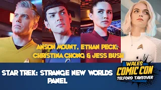 Star Trek: Strange New Worlds Panel - Anson Mount, Ethan Peck, Christina Chong & Jess Bush - Wales
