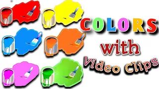 Learn Colors with Video Clips | Animated Video with Live Examples | WATRstar